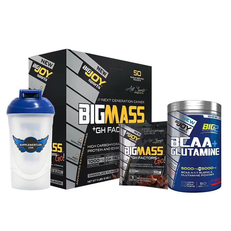 Big Joy Big Mass GH Factors Go + BCAA + Glutamine Hacim Kombinasyonu