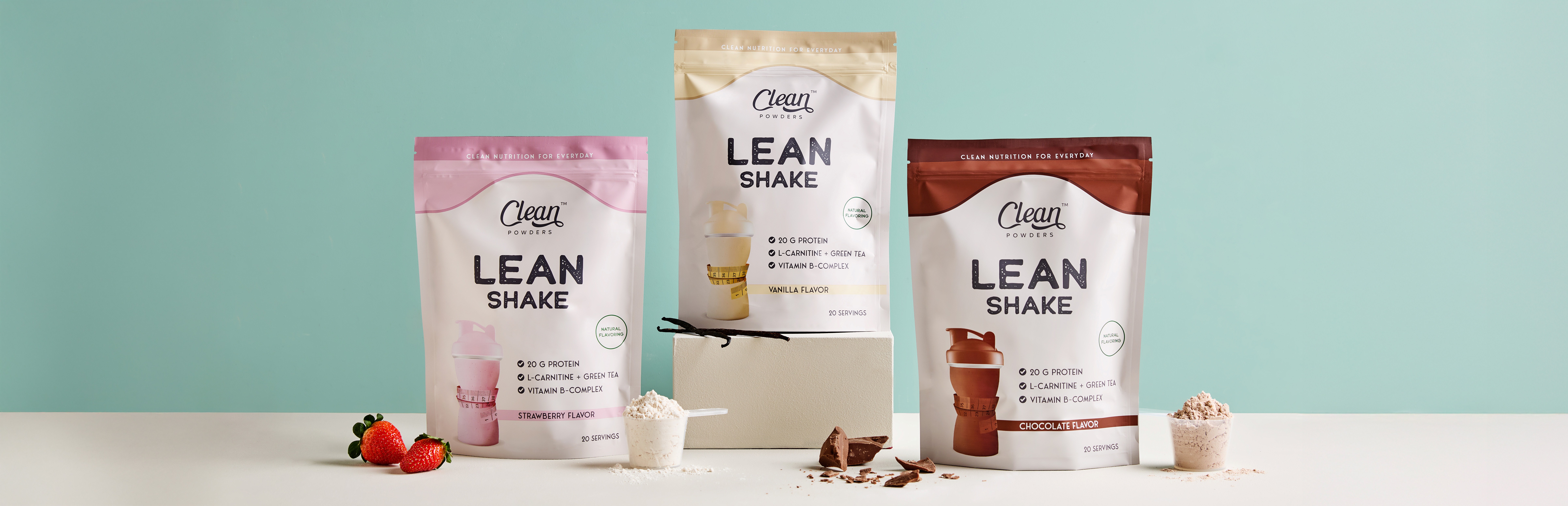Clean Powders Lean Shake 600 Gr