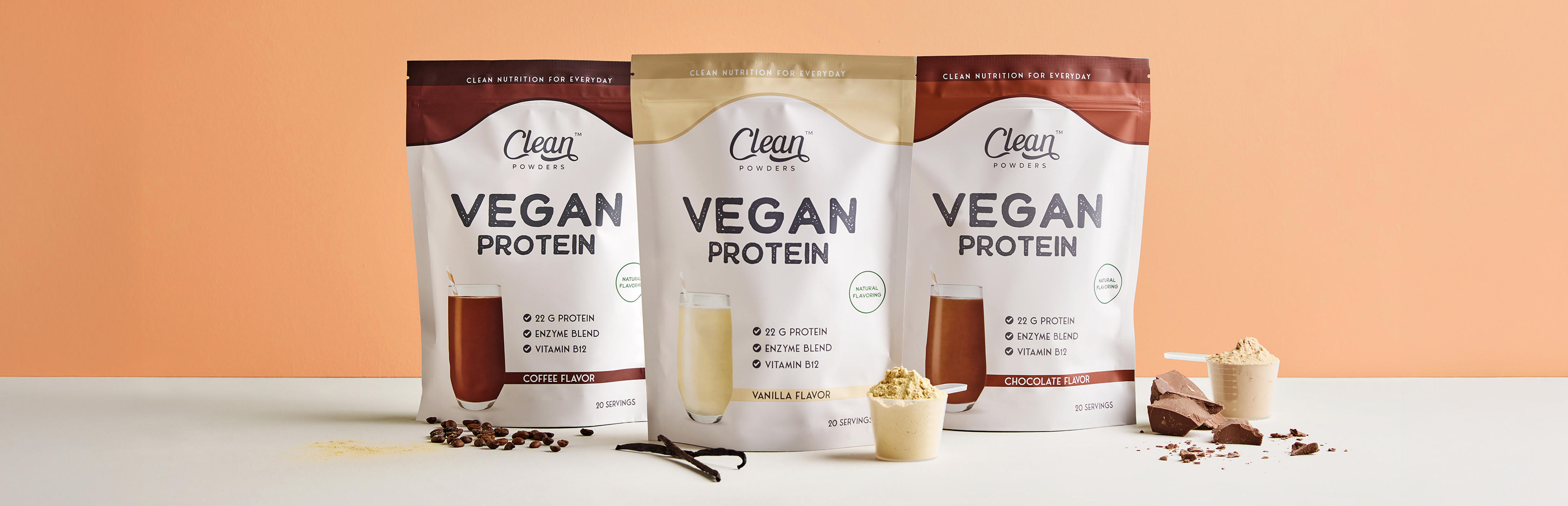 Clean Powders Vegan Protein 600 Gr