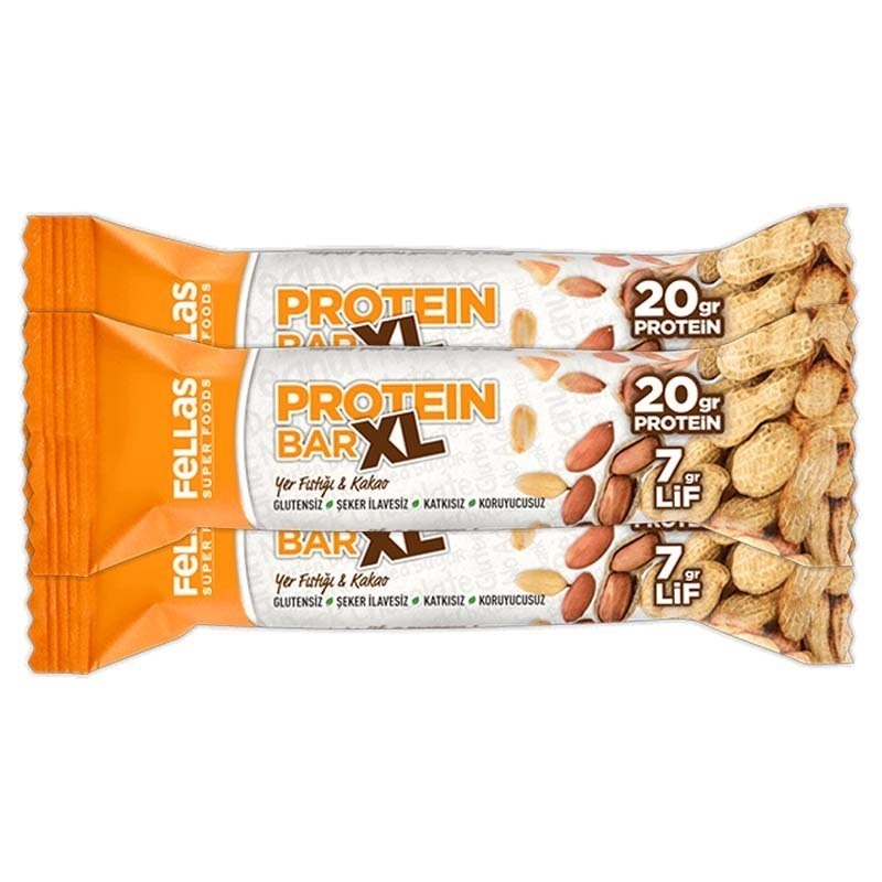 Fellas Protein Bar XL 60 Gr Yer Fıstığı & Kakao 16 Adet