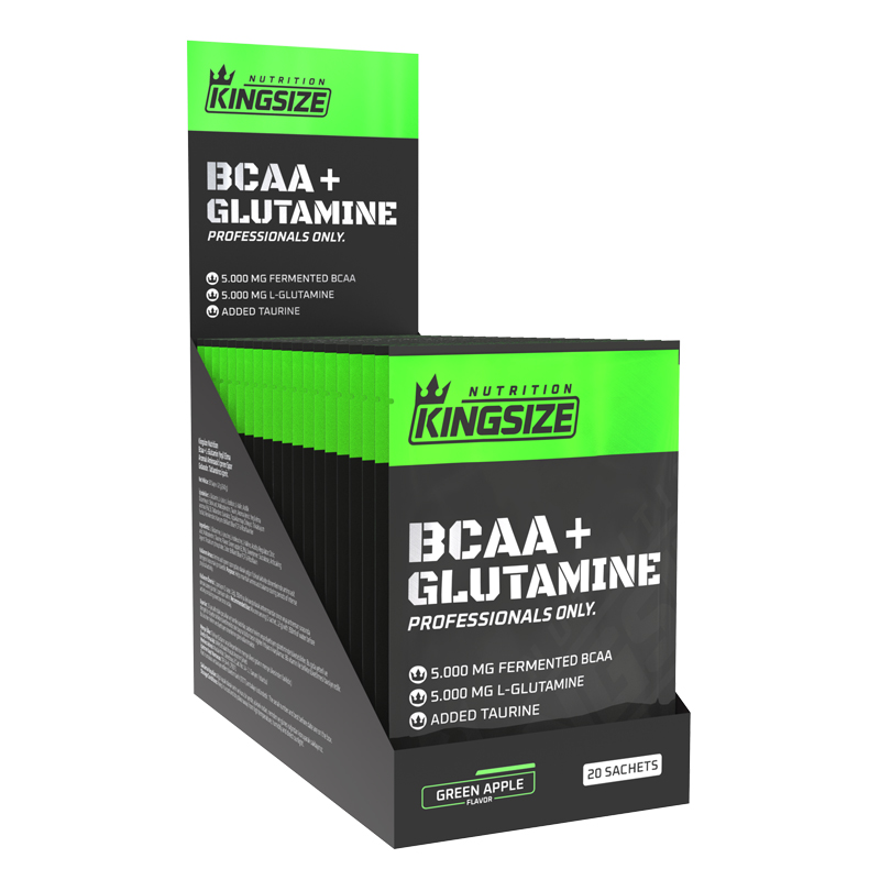Kingsize Nutrition BCAA + Glutamine Powder 12 Gr 20 Saşe