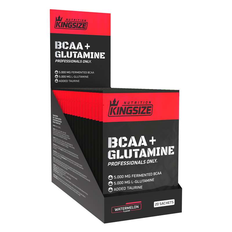 Kingsize Nutrition BCAA + Glutamine Powder 12 Gr 20 Saşe