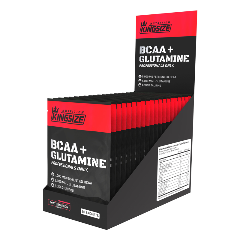 Kingsize Nutrition BCAA + Glutamine Powder 12 Gr 20 Saşe