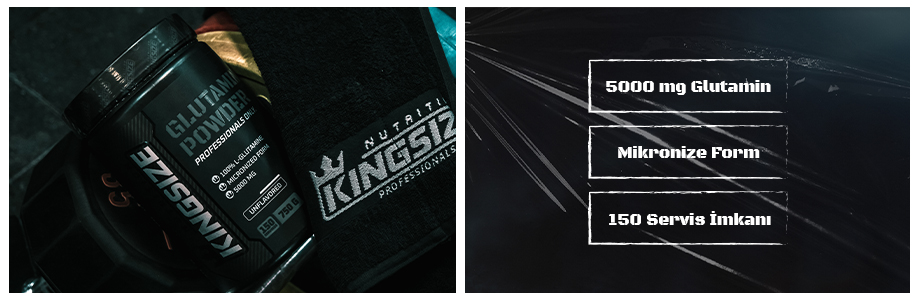 Kingsize Nutrition Glutamine Powder 750 Gr Aromasız