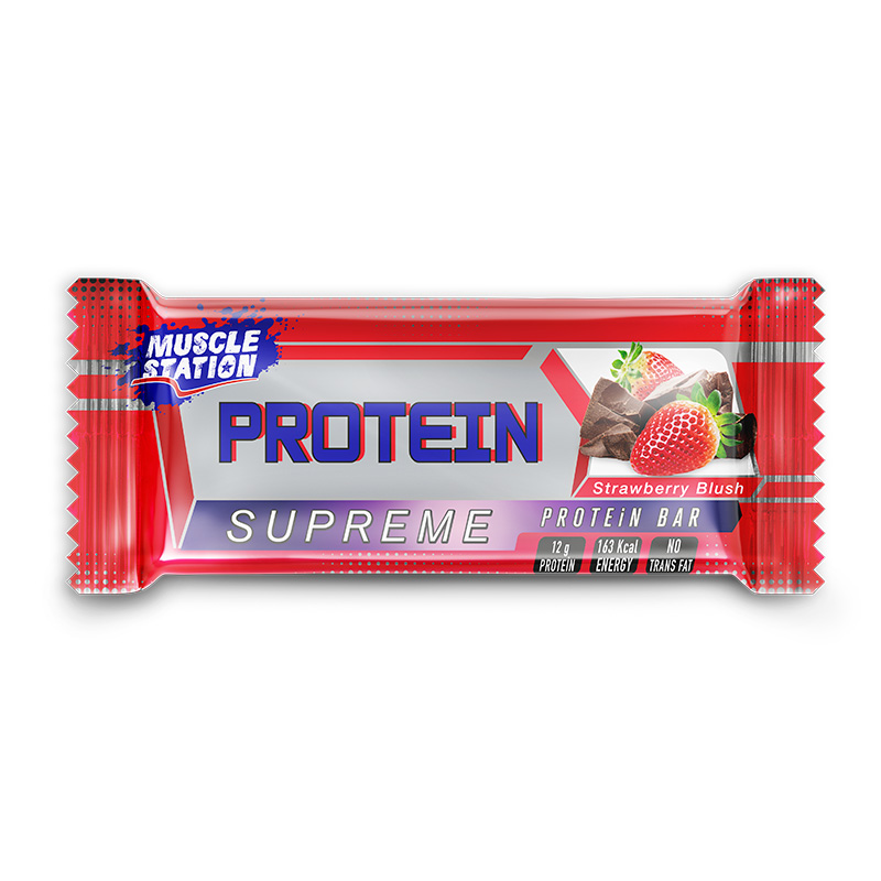 Muscle Station Supreme Protein Bar Çikolata Çilek 40 Gr 1 Adet