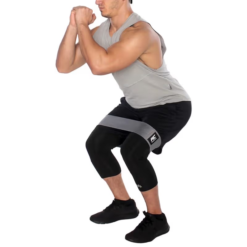 MuscleCloth Loop Band + Active Loop Band Direnç Bandı Seti Gri Sert