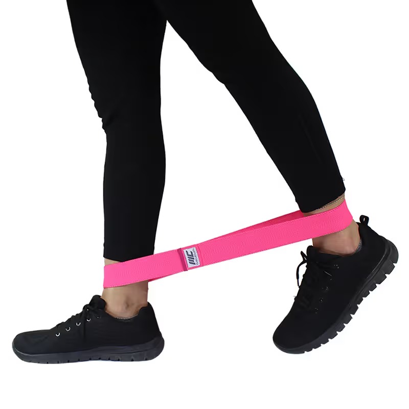 MuscleCloth Loop Band + Active Loop Band Direnç Bandı Seti Pembe Orta