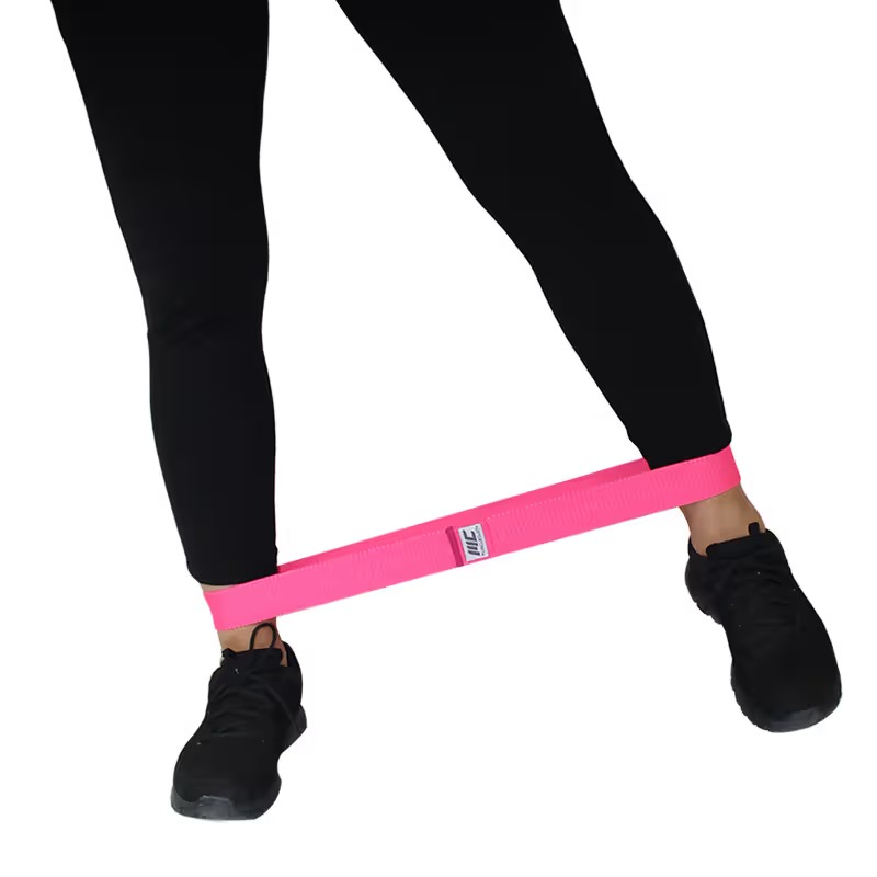 MuscleCloth Loop Band + Active Loop Band Direnç Bandı Seti Pembe Orta