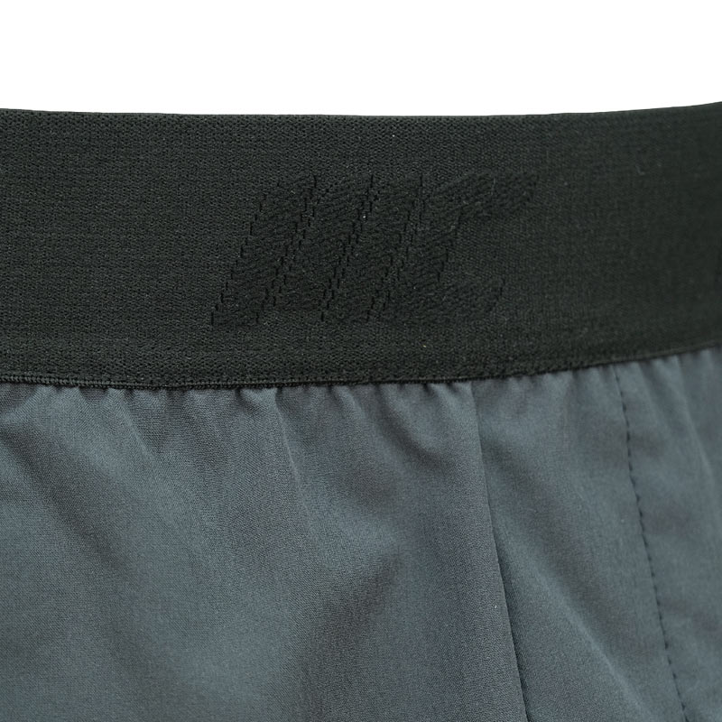 MuscleCloth Performance 2 In 1 Erkek Taytlı Şort Gri Siyah