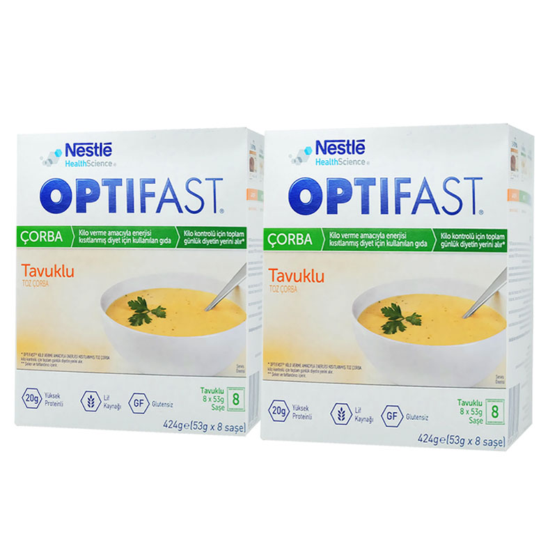 Nestle Optifast Çorba 53 Gr x 8 Saşe 2 Adet