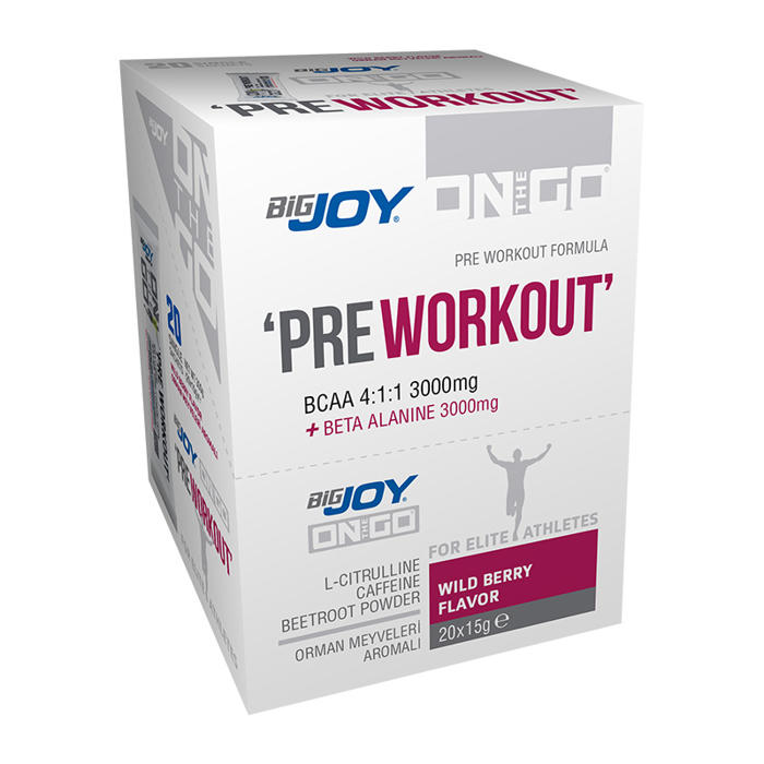 On The Go Pre Workout Sports Drink 15 Gr x 20 Saşe
