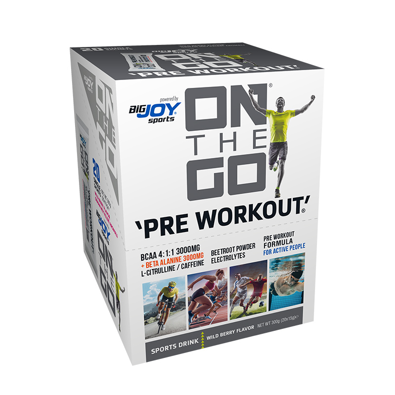 On The Go Pre Workout Sports Drink 15 Gr x 20 Saşe