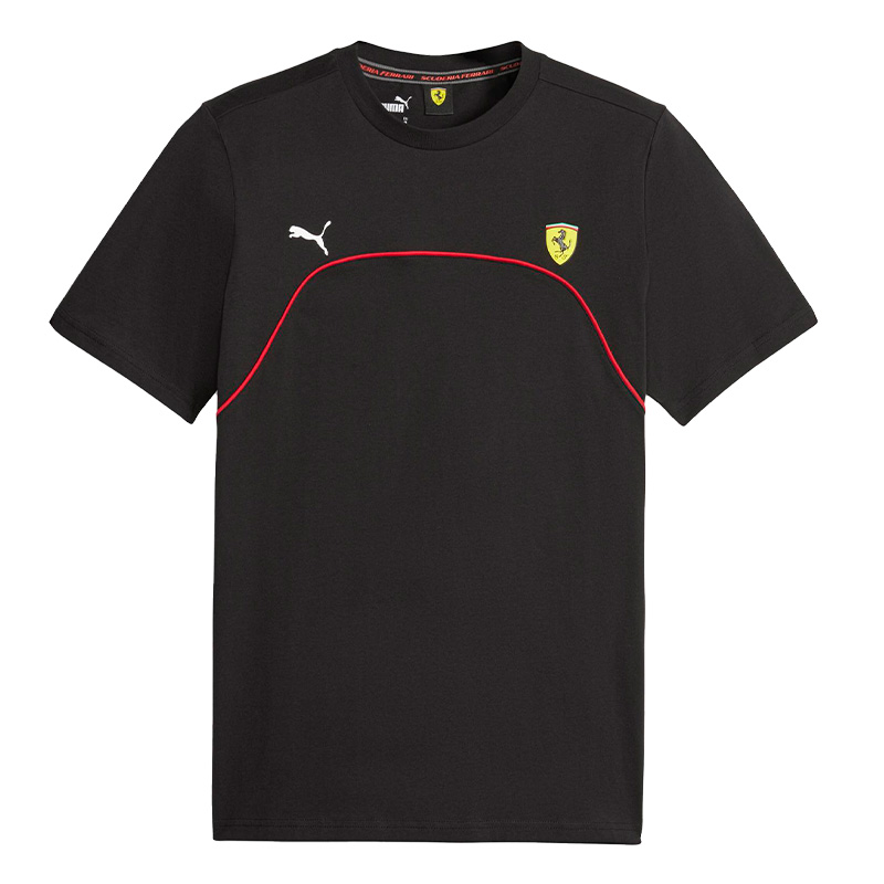 Puma Scuderia Ferrari Motorsport Kısa Kollu T-Shirt Siyah