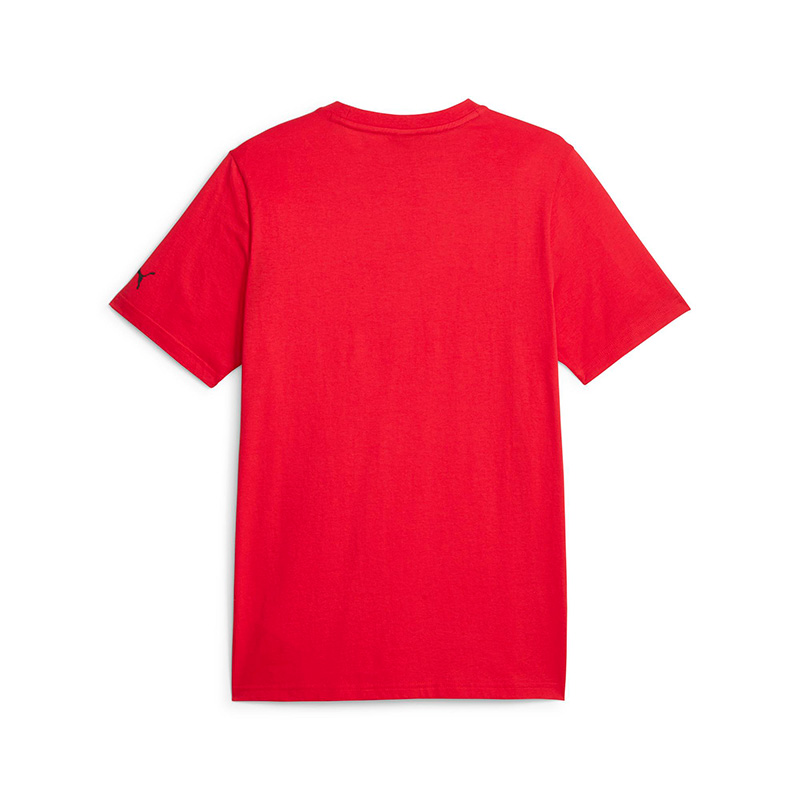 Puma Scuderia Ferrari Race Big Shield Kısa Kollu T-Shirt Kırmızı
