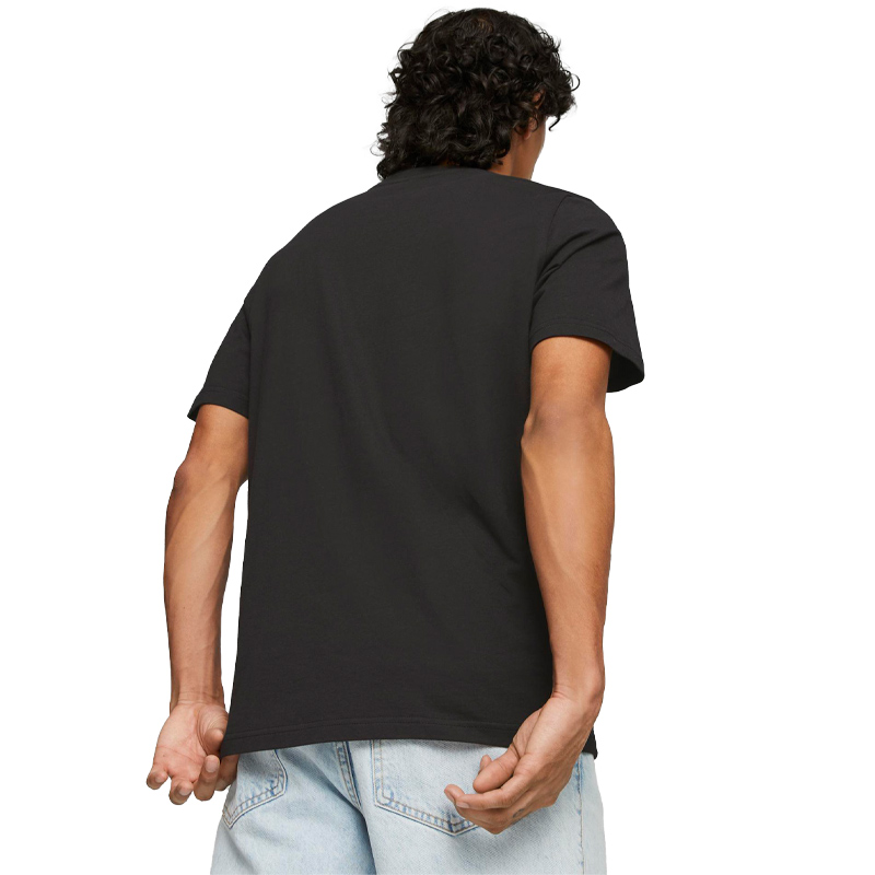 Puma Scuderia Ferrari Race Big Shield Kısa Kollu T-Shirt Siyah
