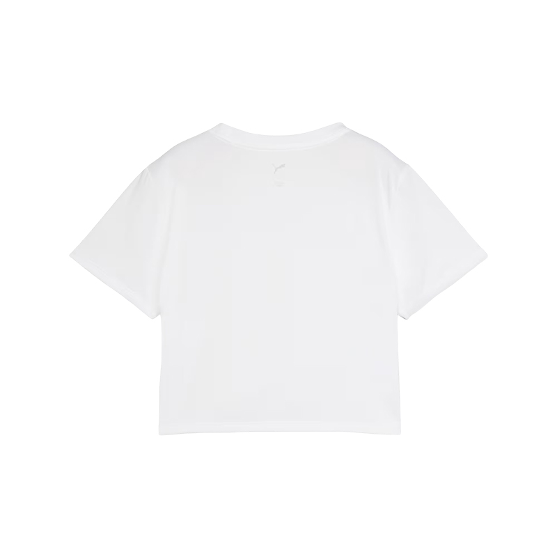 Puma Train All Day Essentials Baby Crop Kadın T-Shirt Beyaz