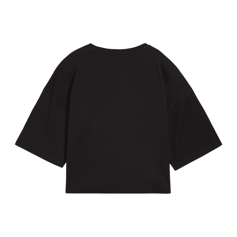 Puma Wardrobe Ess Oversized Kadın Kısa Kollu T-Shirt Siyah