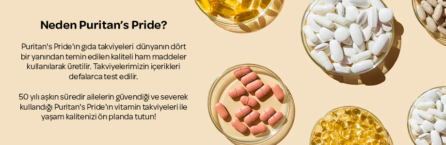 Puritan's Pride Vitamin C 500 Mg with Rose Hips 90 Çiğnenebilir Tablet