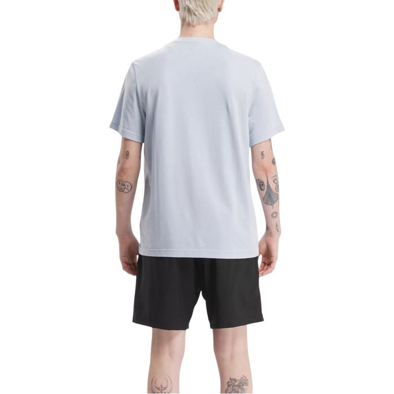 Reebok Identity Big Stacked Logo Kısa Kollu T-Shirt Açık Mavi