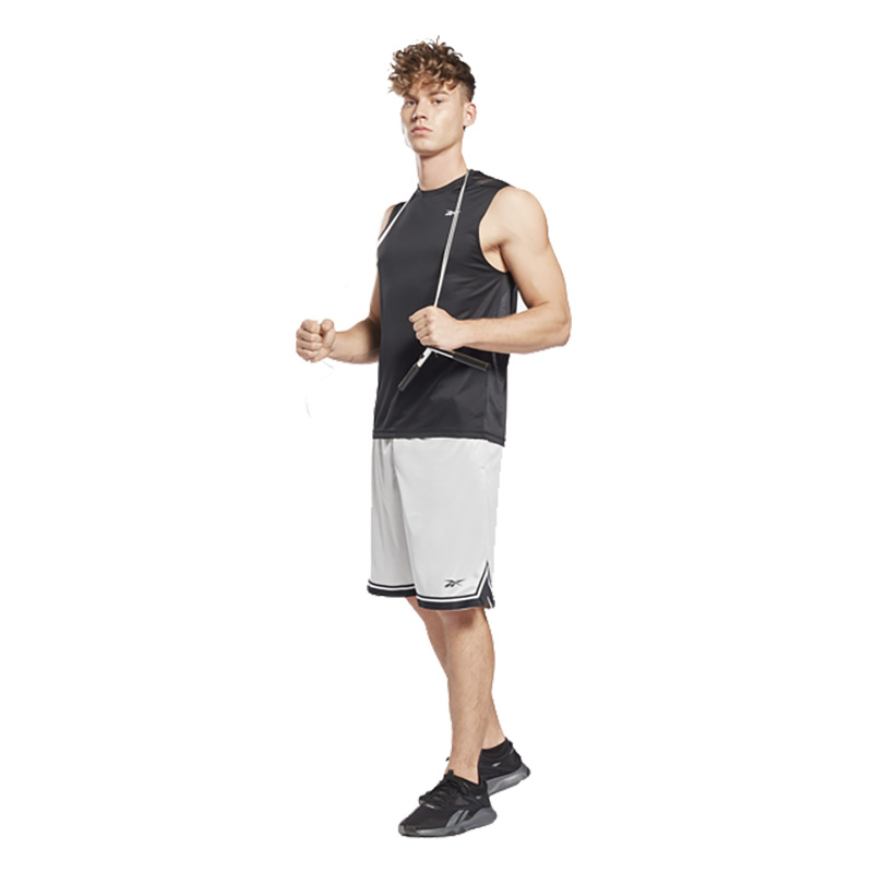 Reebok Workout Ready Sleeveless Tech Tee Kolsuz T-Shirt Siyah