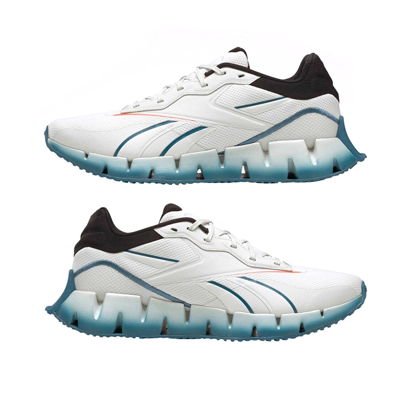 Reebok Zig Dynamica 4 Ayakkabı Beyaz Mavi - Erkek Spor Giyim