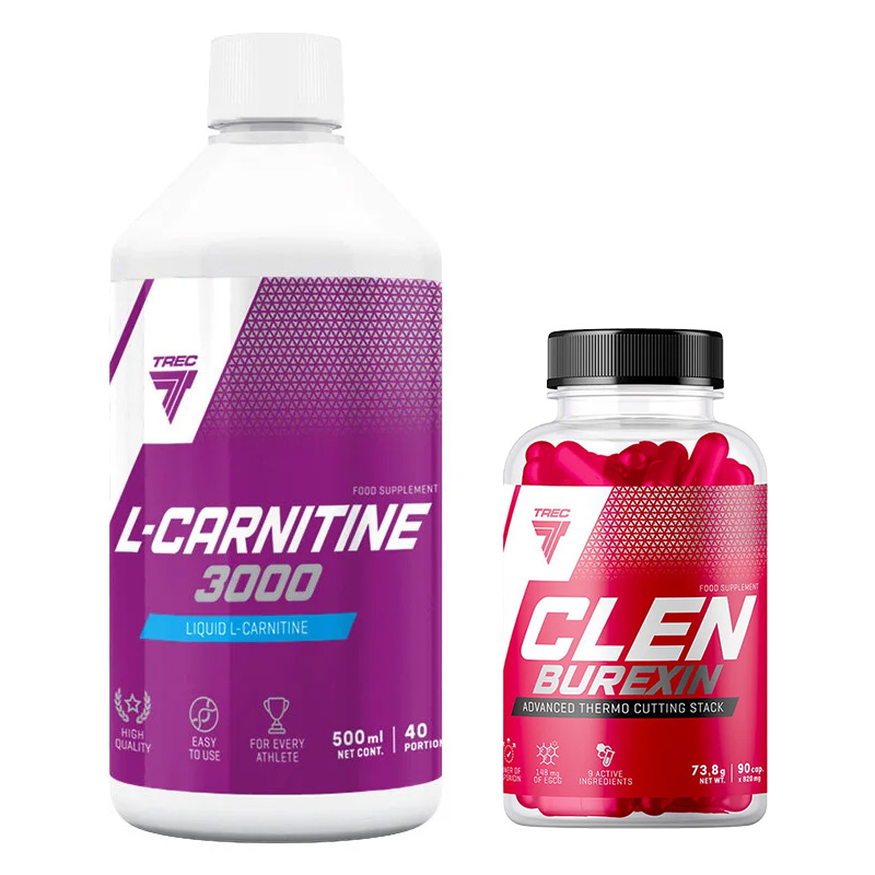 Trec Clenburexin Thermo Cutting 90 Kapsül +  L-Carnitine Liquid 500 mL