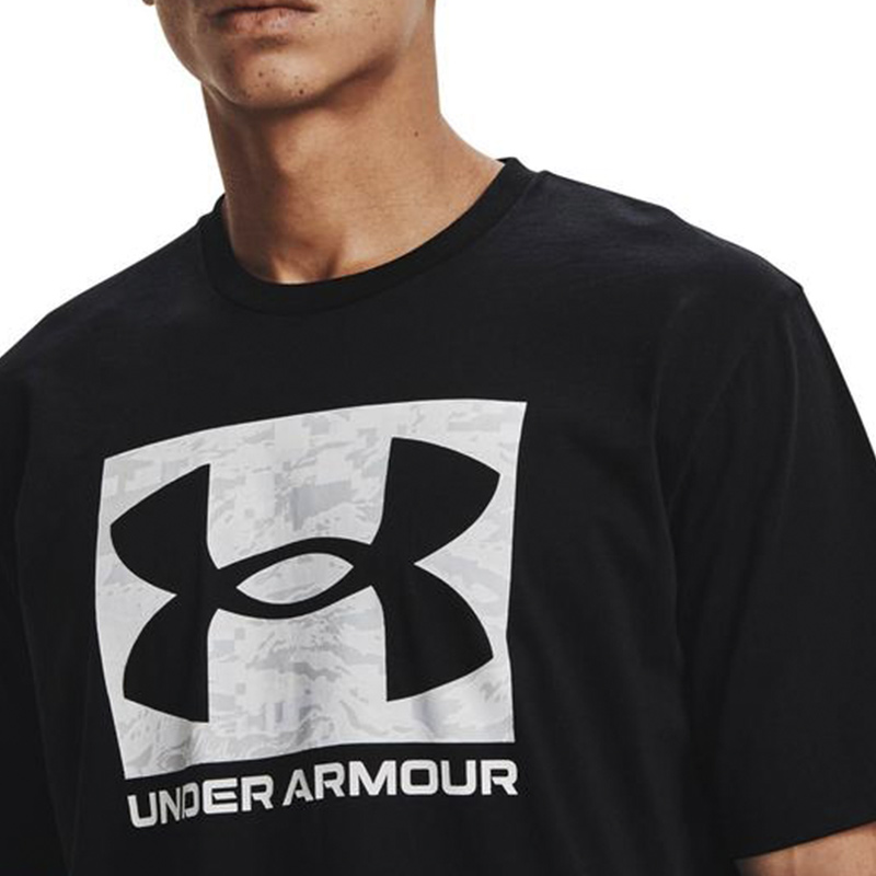 Under Armour Abc Camo Boxed Logo Ss Kısa Kollu T-Shirt Siyah