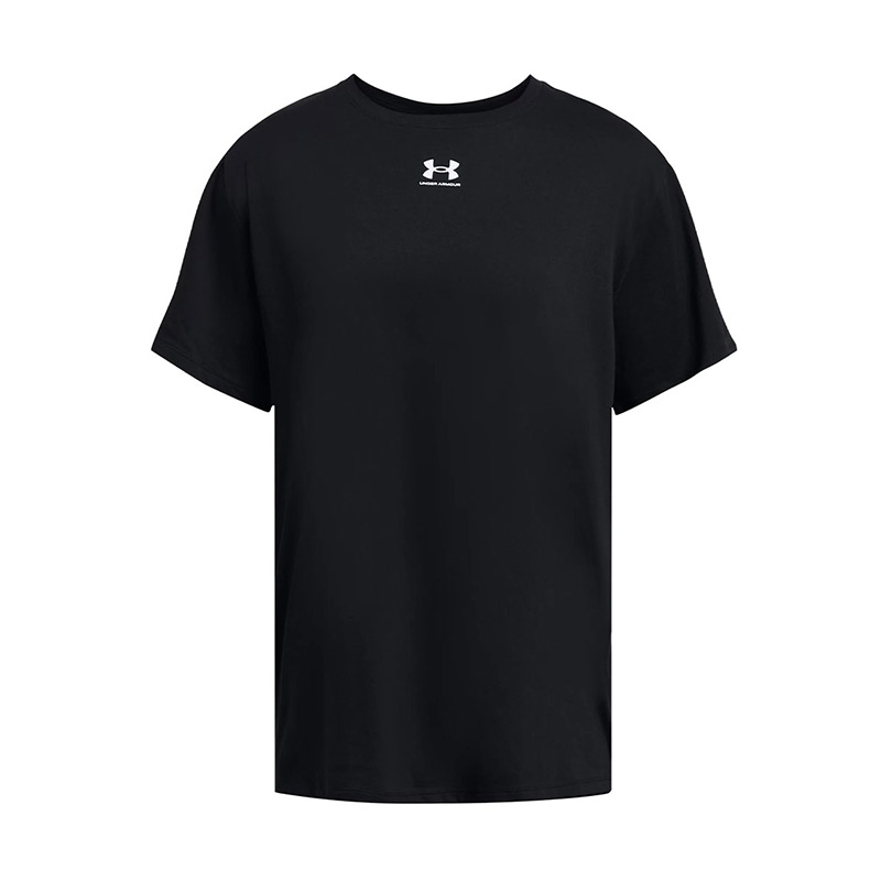 Under Armour Campus Kadın Oversize Kısa Kollu T-Shirt Siyah