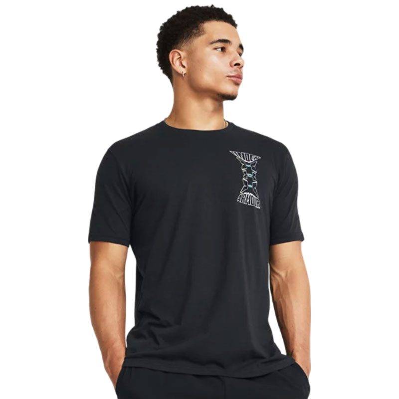 Under Armour Dusk To Dawn Skull Kısa Kollu T-Shirt Siyah
