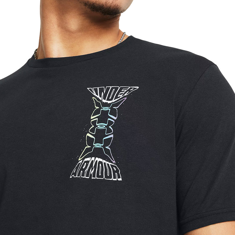Under Armour Dusk To Dawn Skull Kısa Kollu T-Shirt Siyah
