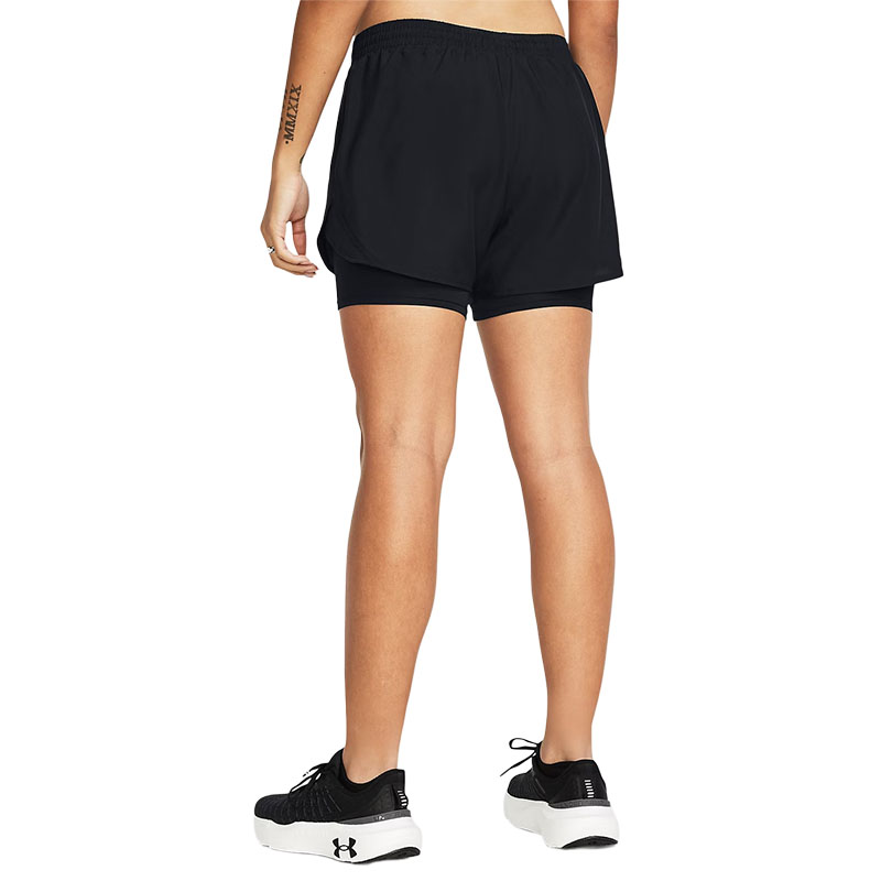 Under Armour Fly By 2 In 1 Kadın Şort Siyah