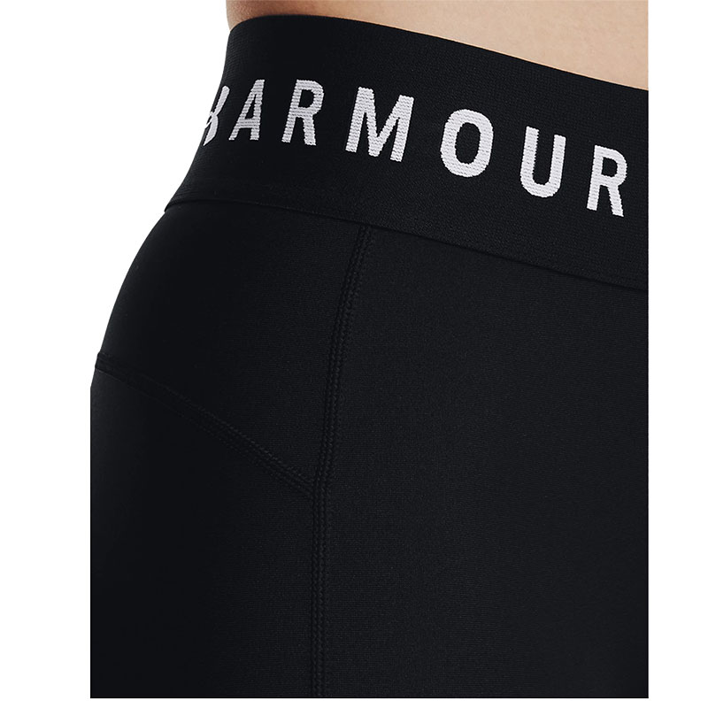 Under Armour Heatgear Armour Branded Waistband Kadın Tayt Siyah