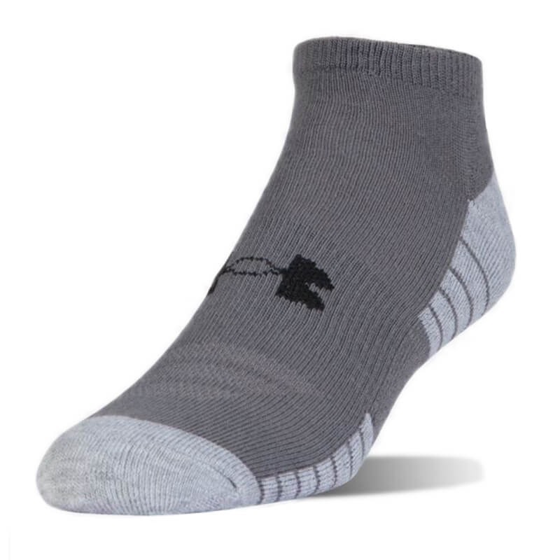 Under Armour HeatGear Tech No Show Çorap 3'lü Paket Siyah/Gri/Beyaz