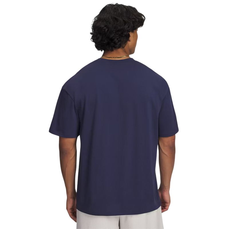 Under Armour Heavyweight Oversize Kısa Kollu T-Shirt Lacivert