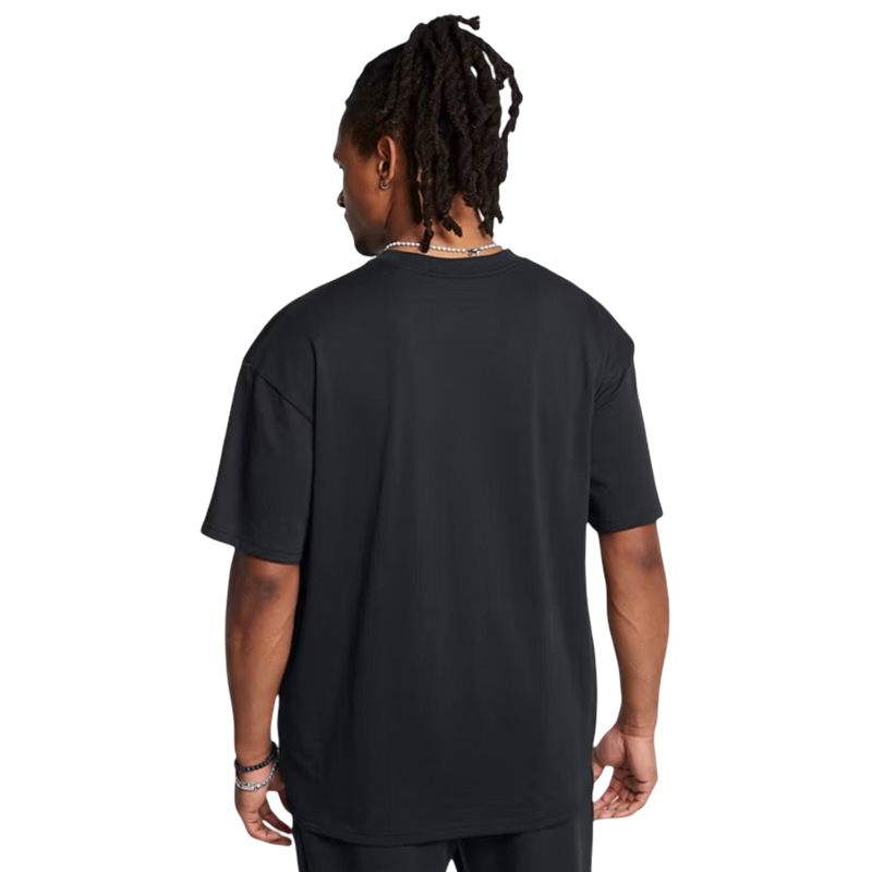 Under Armour Heavyweight Oversize SM Box Kısa Kollu T-Shirt Siyah