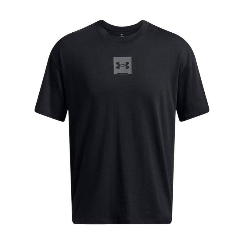 Under Armour Heavyweight Oversize SM Box Kısa Kollu T-Shirt Siyah