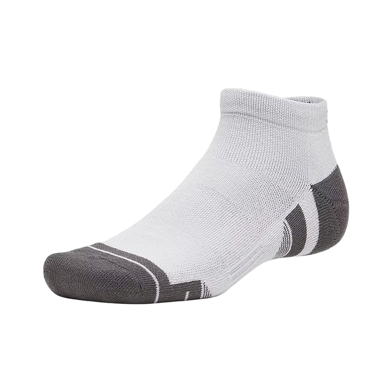 Under Armour Perf Tech 6'lı Paket Low Çorap Siyah Beyaz Gri