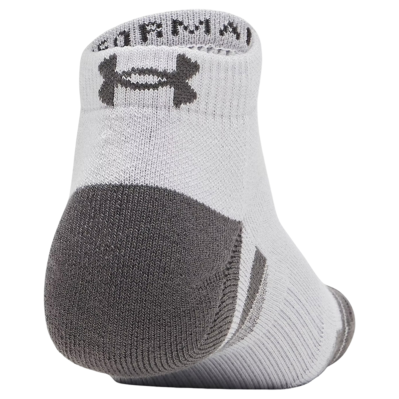 Under Armour Perf Tech 6'lı Paket Low Çorap Siyah Beyaz Gri