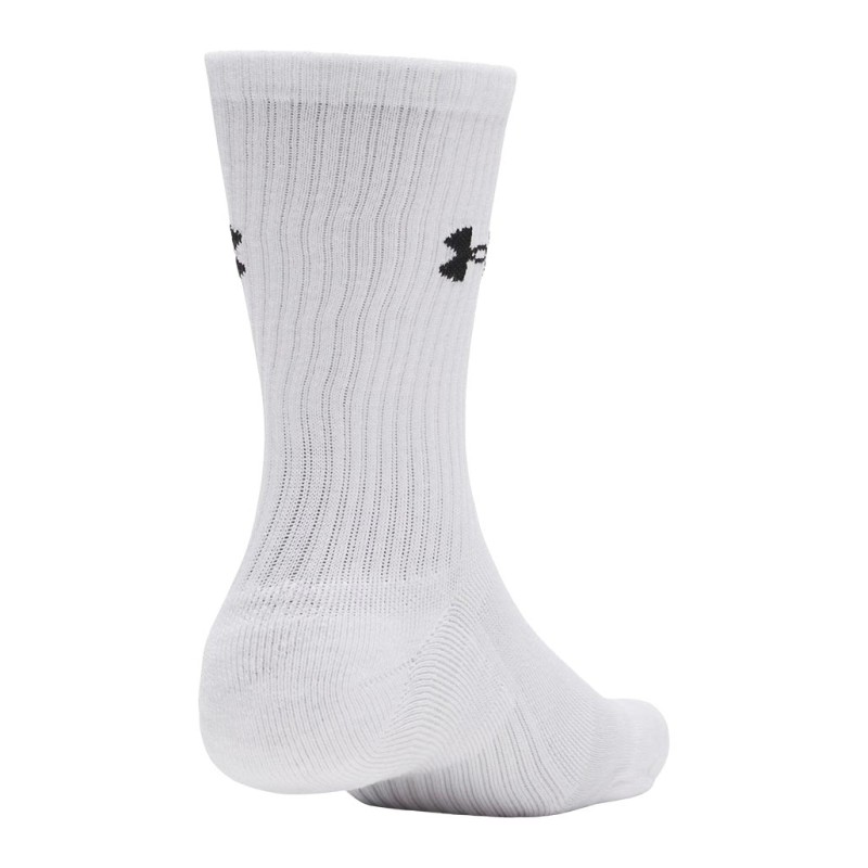 Under Armour Performance Cotton 3'lü Paket Crew Çorap Beyaz