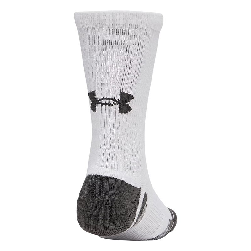 Under Armour Performance Tech 3'lü Paket Crew Çorap Beyaz Gri