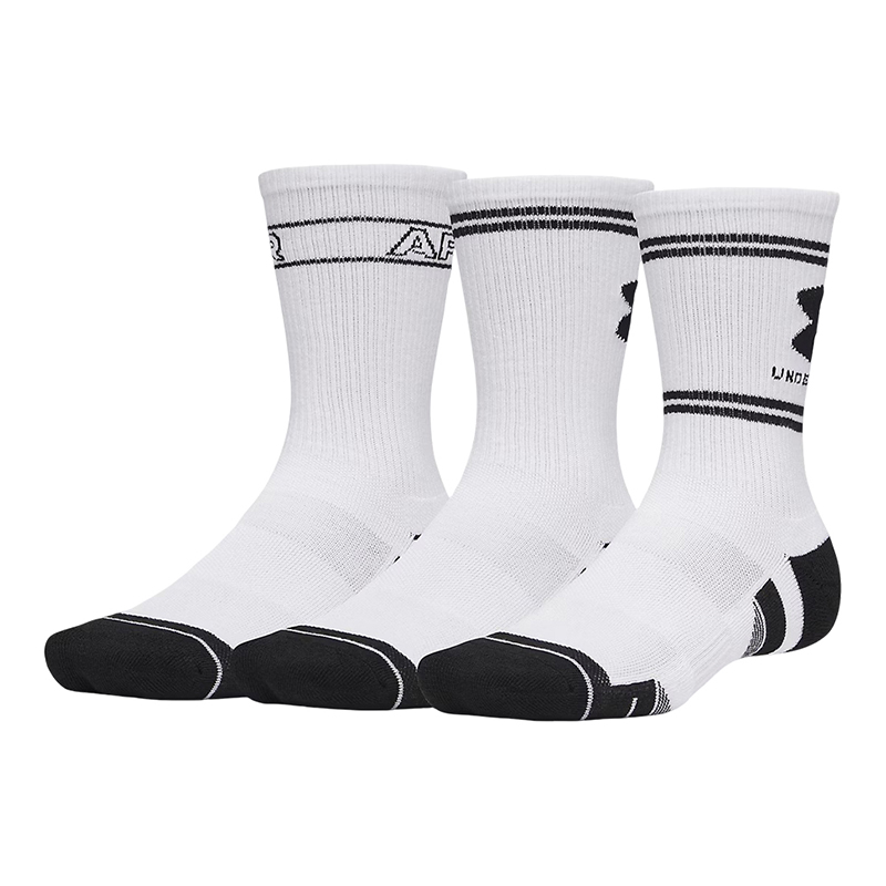 Under Armour Performance Tech Nov 3'lü Paket Çorap Beyaz Siyah