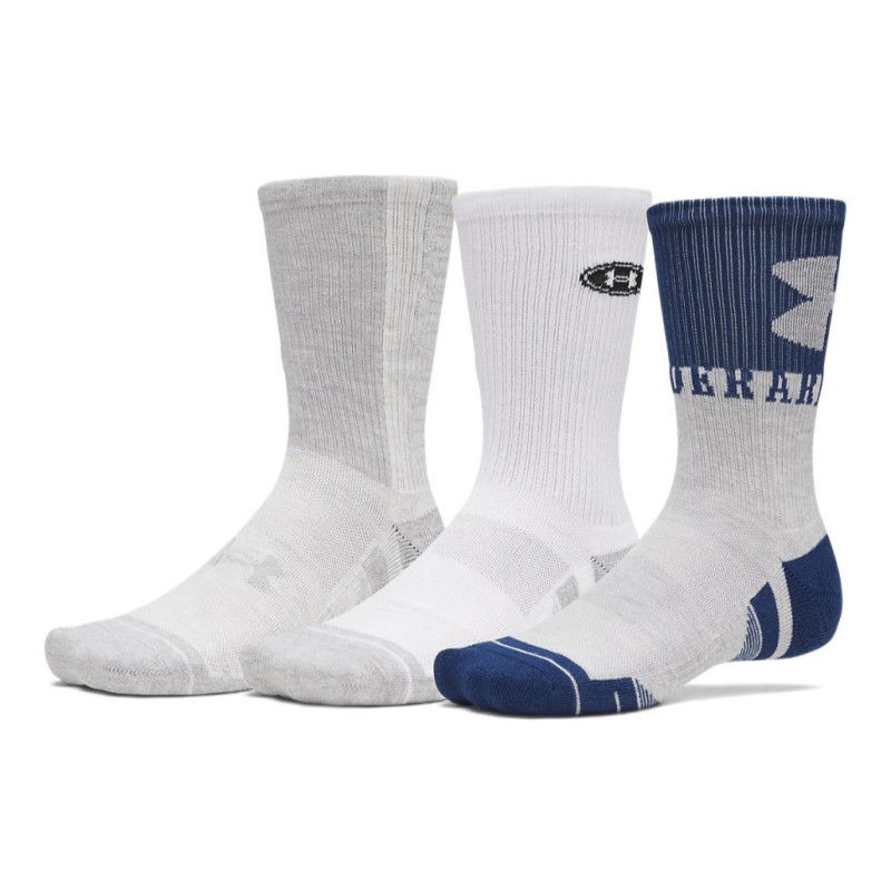 Under Armour Performance Tech Nov 3'lü Paket Çorap Lacivert Beyaz Gri