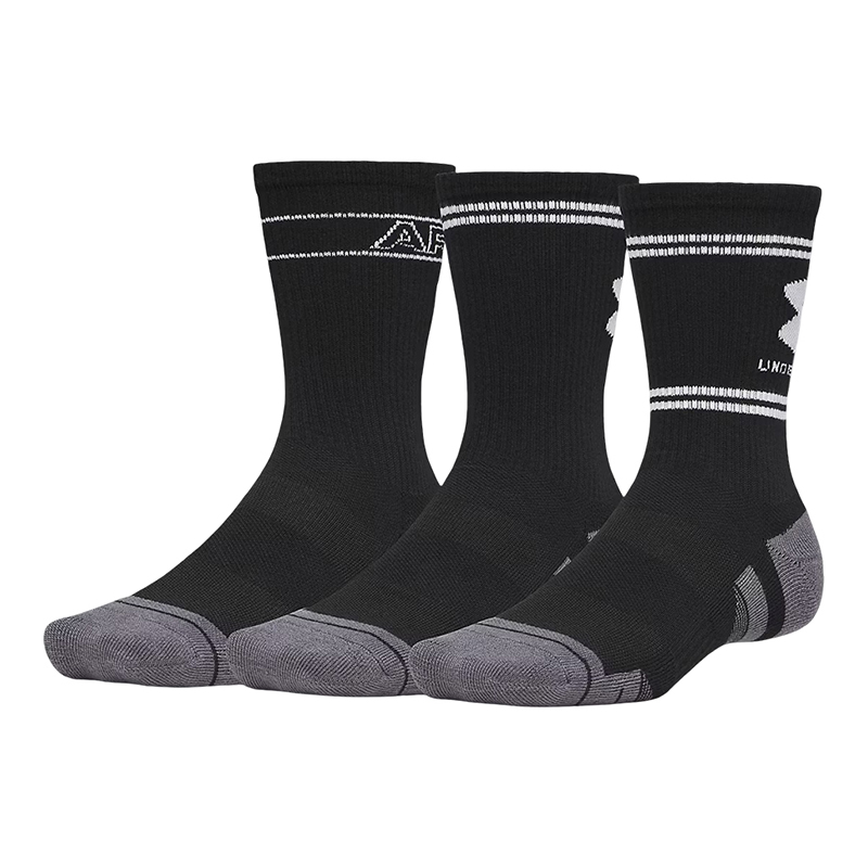 Under Armour Performance Tech Nov 3'lü Paket Çorap Siyah