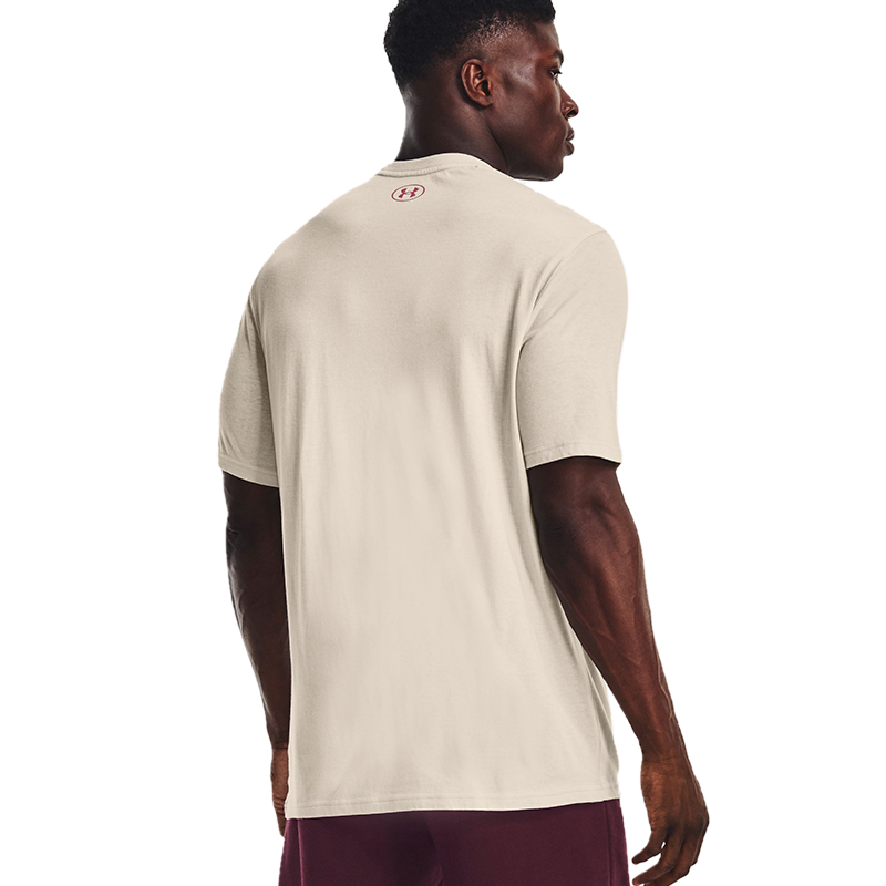 Under Armour Project Rock Brahma Bull Kısa Kollu T-Shirt Bej