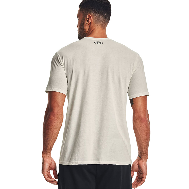Under Armour Project Rock Brahma Bull Kısa Kollu T-Shirt Bej Kırmızı