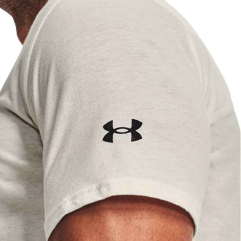 Under Armour Project Rock Brahma Bull Kısa Kollu T-Shirt Bej Kırmızı