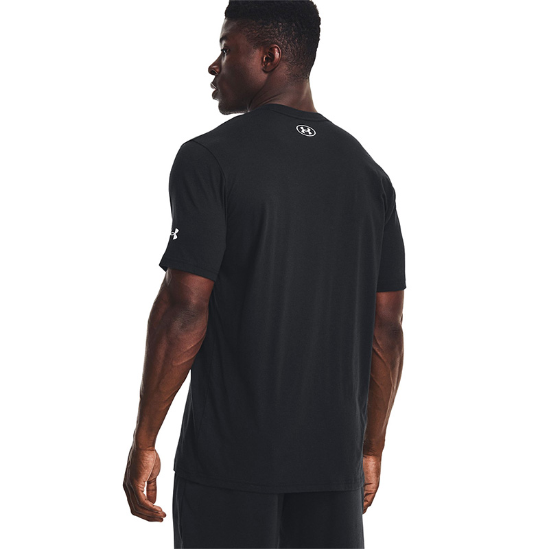 Under Armour Project Rock Brahma Bull Kısa Kollu T-Shirt Siyah Beyaz