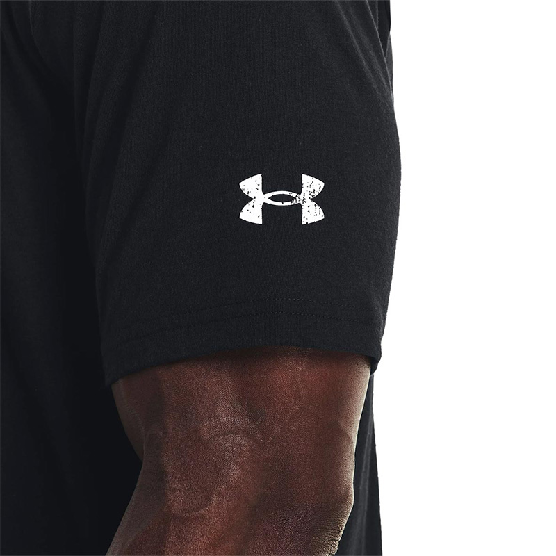 Under Armour Project Rock Brahma Bull Kısa Kollu T-Shirt Siyah Beyaz