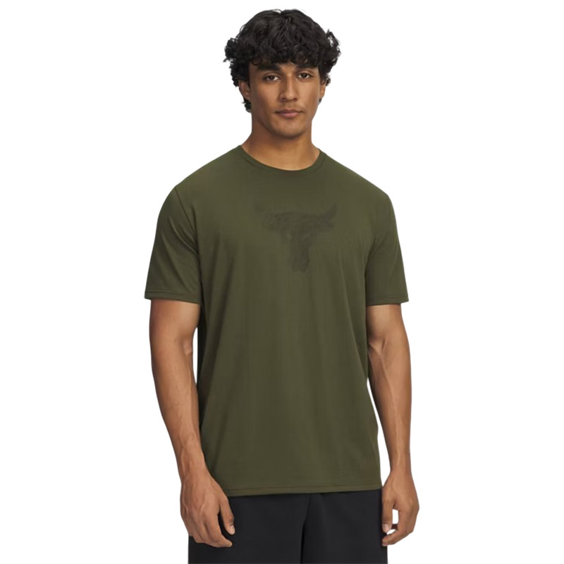Under Armour Project Rock Payoff Graphic Kısa Kollu T-Shirt Haki