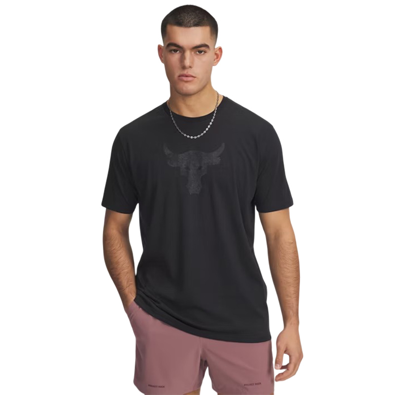 Under Armour Project Rock Payoff Graphic Kısa Kollu T-Shirt Siyah